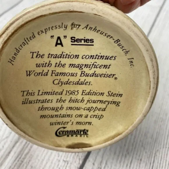 Budweiser A-series limited 1985 edition Stein - Picture 6 of 7